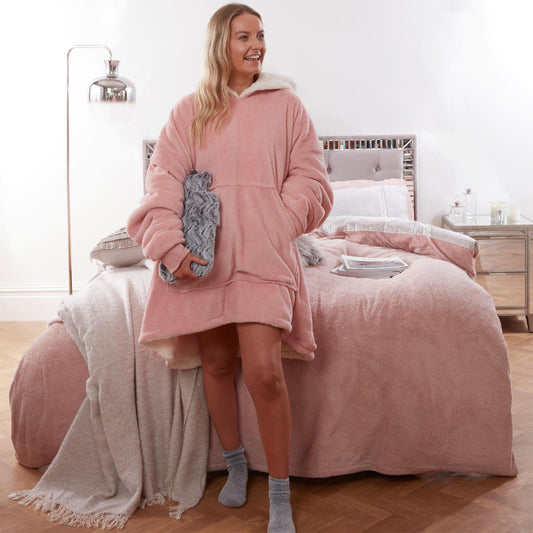 Sienna Hoodie Blanket Oversized Ultra Plush Sherpa Giant Big Hooded