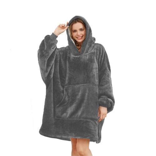 Sienna Hoodie Blanket Oversized Ultra Plush Sherpa Giant Big