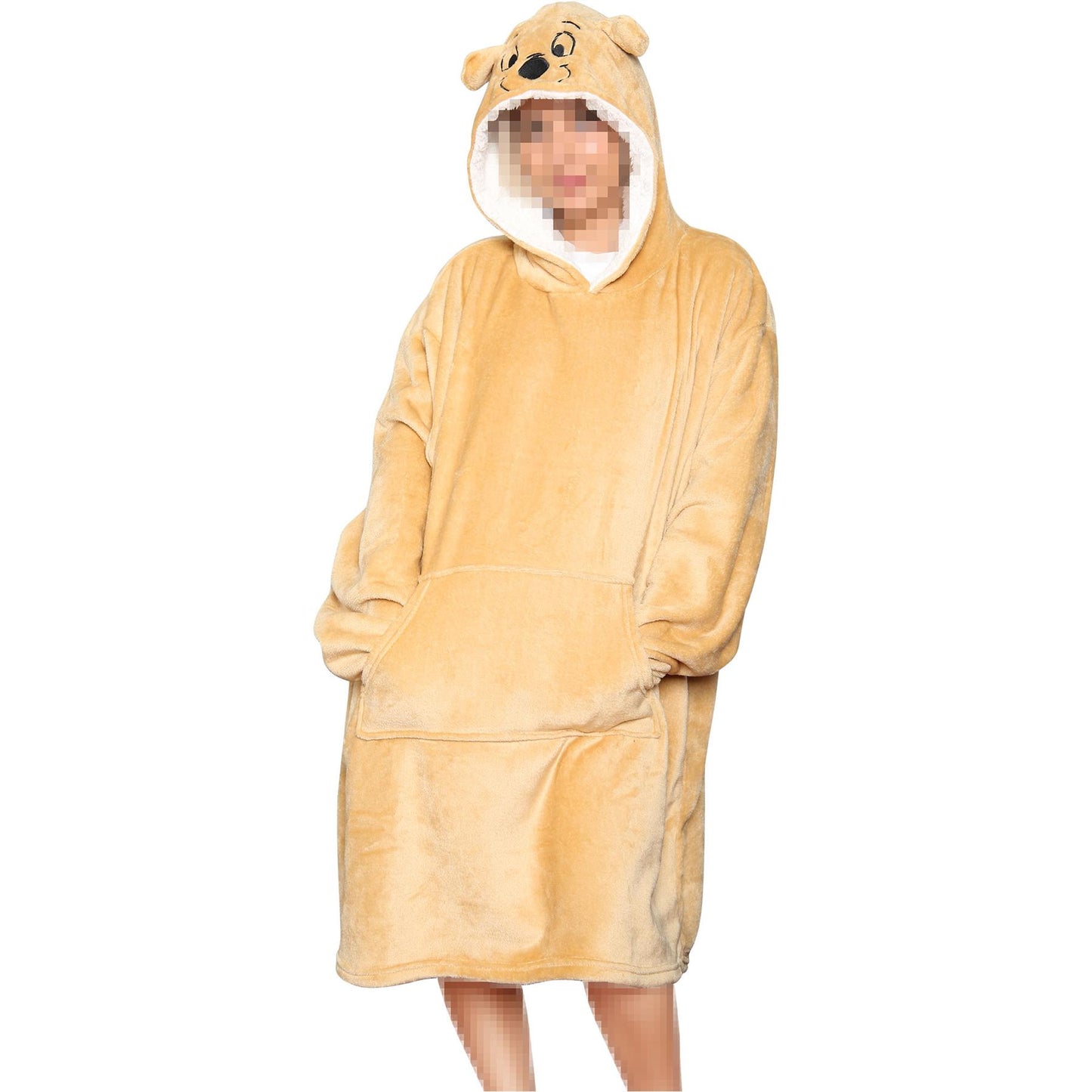 Monkey Girls Boys Oversized Hoodie Animal Snuggle Blanket Super Soft