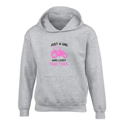 Girls Tractor Hoodie - CL007-2