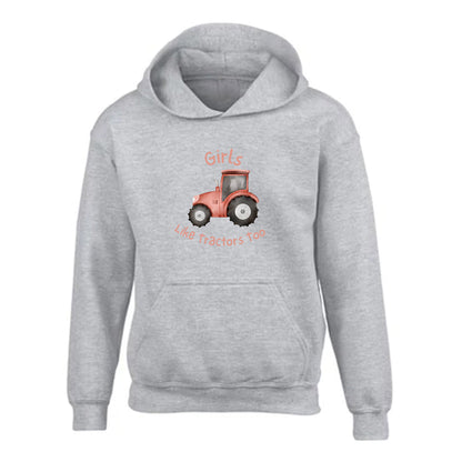 Girls Tractor Hoodie CL005-2