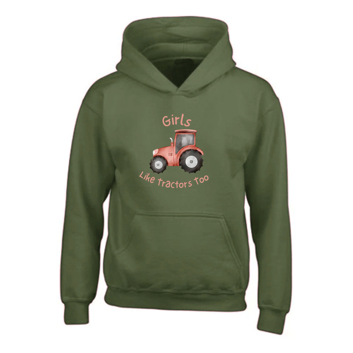 Girls Tractor Hoodie CL005-4