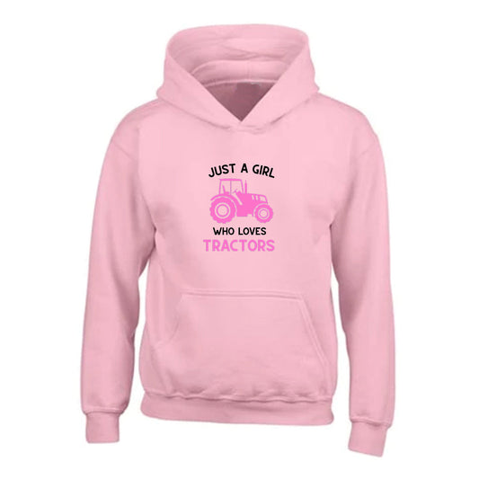 Girls Tractor Hoodie - CL007-0