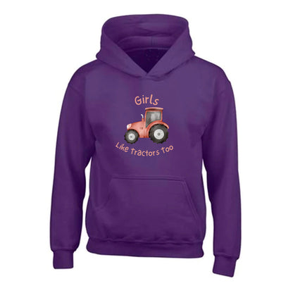 Girls Tractor Hoodie CL005-0