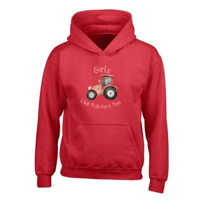 Girls Tractor Hoodie CL005-8