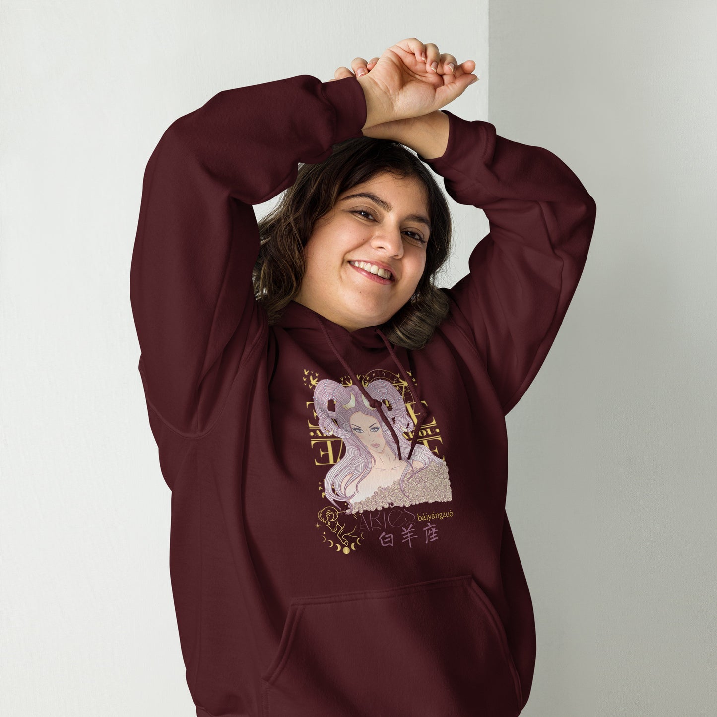 Aries Hoodie Sweatshirt-5