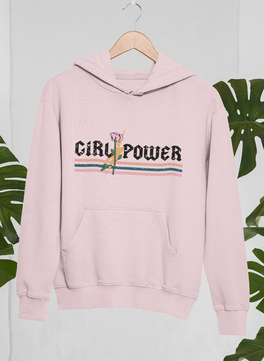 Girl Power Rose Hoodie-0