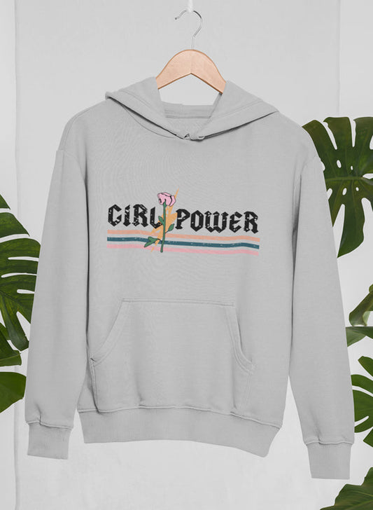 Girl Power Rose Hoodie-1